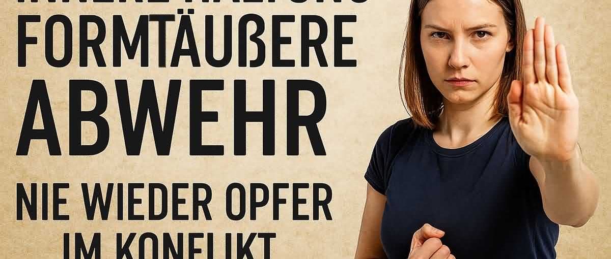 Nie wieder Opfer im Konflikt: Deine innere Haltung formt die äußere Abwehr